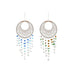 Hanging decoration Home ESPRIT Blue White Brown Boho Macrame (2 Units) (12 Units) - Декорация и Осветление<<<Дом