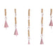 Hanging decoration Home ESPRIT Blue White Grey Pink Iron Moon Sun 33 x 1 x 77 cm (4 Units) - Декорация и