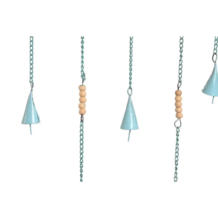 Hanging decoration Home ESPRIT Blue White Grey Pink Iron Oriental Lotus Flower (4 Units) - Декорация и Осветление<<<Дом