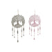 Hanging decoration Home ESPRIT Blue White Grey Pink Iron Tree 33 x 1 x 77 cm (4 Units) - Декорация и Осветление<<<Дом