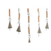 Hanging decoration Home ESPRIT Blue White Grey Pink Iron Tree Buddha Oriental 33 x 1 x 77 cm (4 Units) - Декорация и