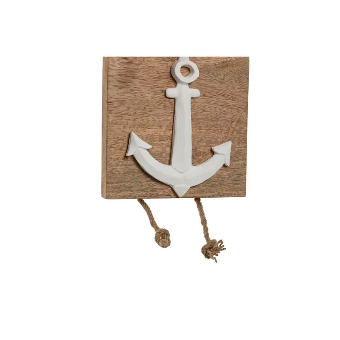 Hanging decoration Home ESPRIT White Natural Mediterranean 15,5 x 4 x 80 cm (2 Units) - Декорация и Осветление<<<Дом