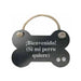 Hanging decoration Magnet & Steel Bienvenido (si mi perro quiere) Bone Board Rope - Декорация и Осветление<<<Дом