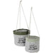 HANGING POT F17CM TEXTILE H & S COLLECTION MA1000390 - Саксии<<<Саксии кашпи и