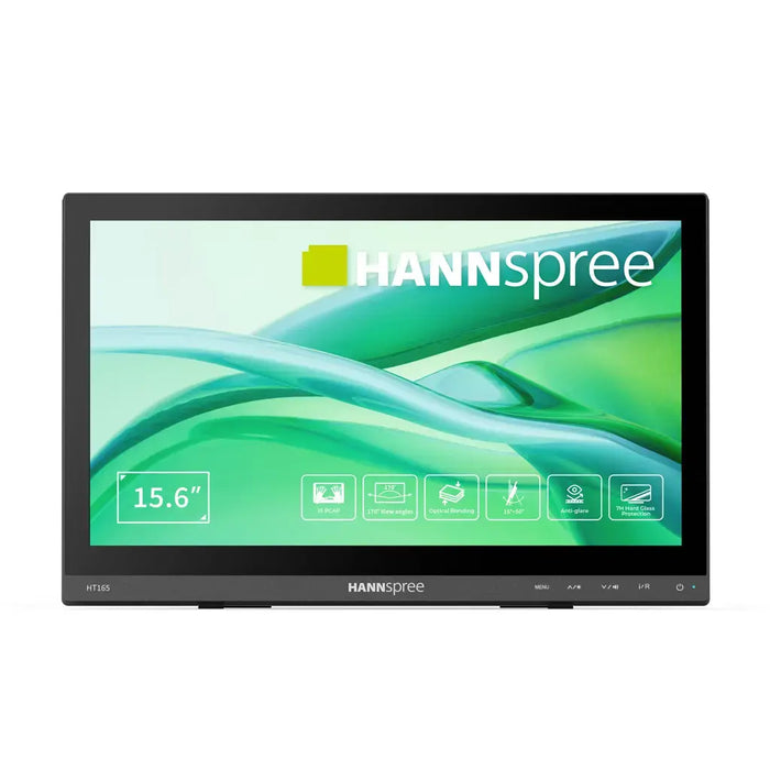 Portable Touch Monitor Hannspree HT165HPB - 15.6" IPS FHD(1920x1080), HDMI, VGA