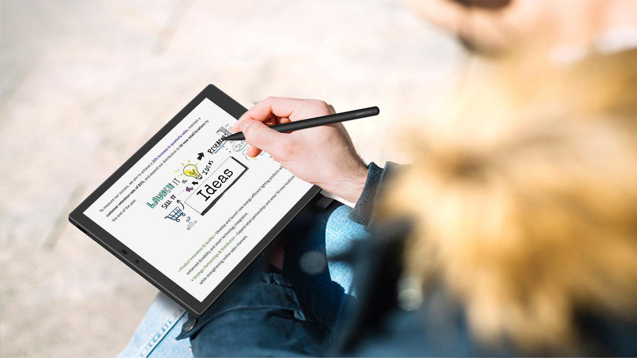 Hannspree Lumo Paper 7.8" Tablet and Reader, 64 GB, complete with Smart Folio case