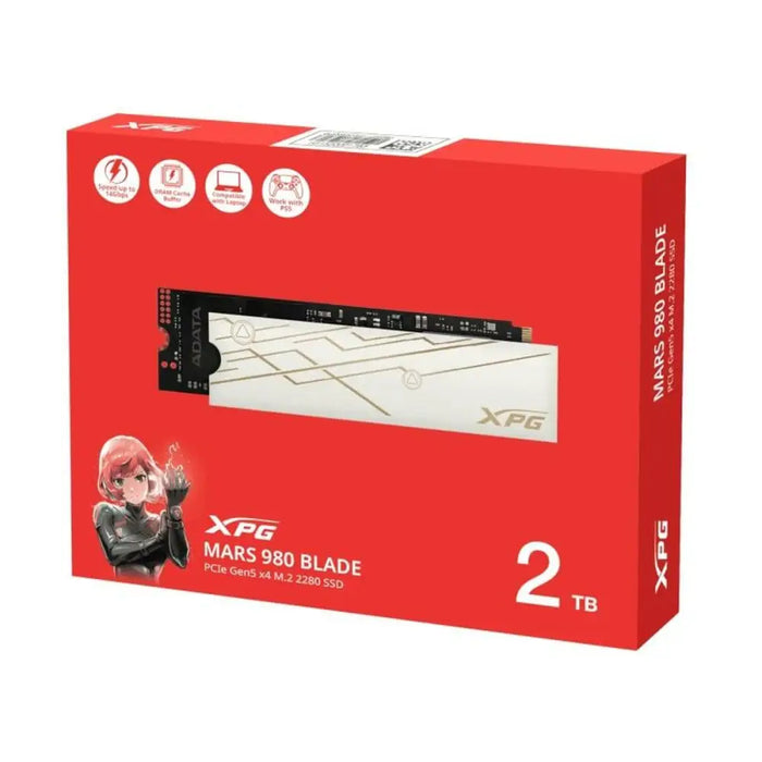 Hard Drive Adata MARS 980 BLADE 2 TB SSD - Компютър Мрежи и компоненти<<<Компютри| Електроника<<<BigBuy&&&Твърди