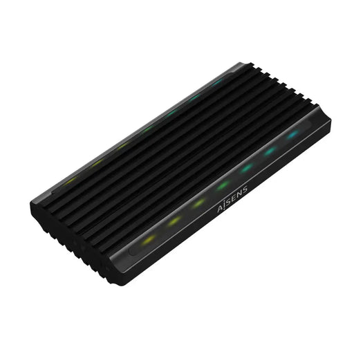 Hard drive case Aisens ASM2-RGB012B USB Black Ethernet LAN USB-C USB 3.2 Gen 2 (3.1 Gen 2) - Компютър Мрежи и
