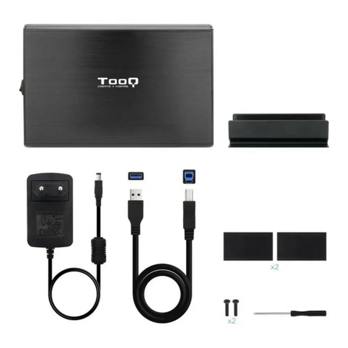 Hard drive case TooQ TQE-3531B 3,5’’ USB 3.0 Black 3,5’’ - Компютър Мрежи и компоненти<<<Компютри|