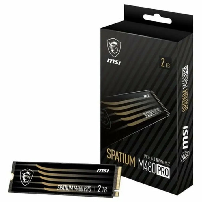 Hard Drive MSI SPATIUM M480 Pro 2 TB SSD - Компютър Мрежи и компоненти<<<Компютри| Електроника<<<BigBuy&&&Твърди