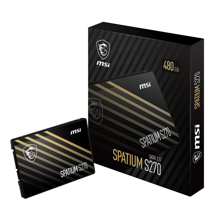 Hard Drive MSI SPATIUM S270 480 GB SSD - Твърди дискове<<<Компютър Мрежи и компоненти<<<Компютри|