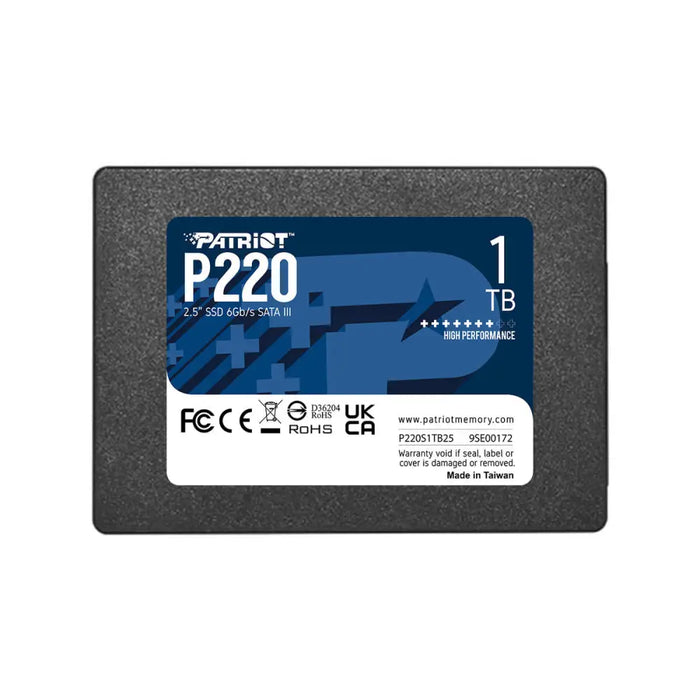 Hard Drive Patriot Memory P220 1 TB SSD - Твърди дискове<<<Компютър Мрежи и компоненти<<<Компютри|