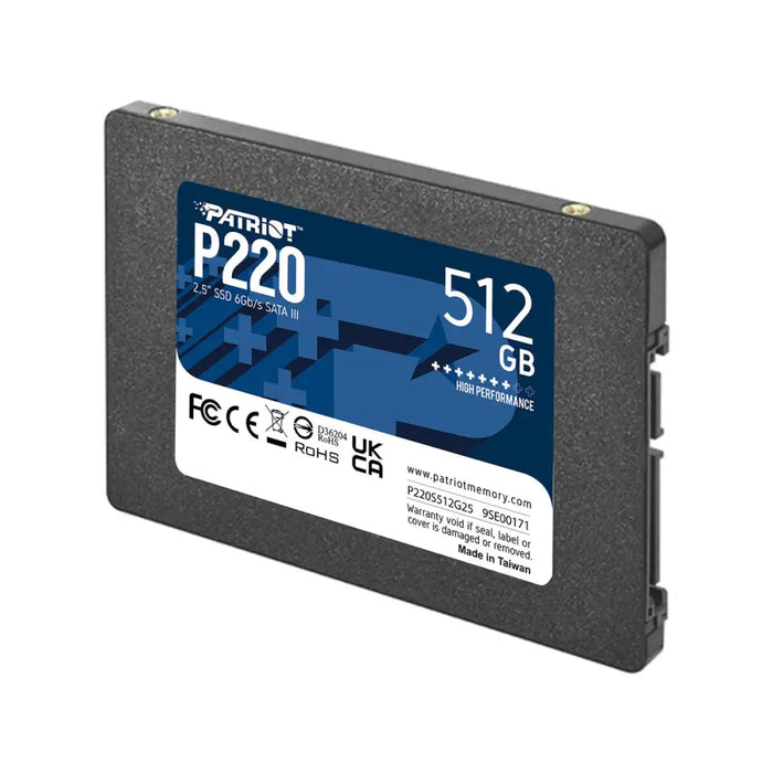 Hard Drive Patriot Memory P220 512 GB SSD - Твърди дискове<<<Компютър Мрежи и компоненти<<<Компютри|