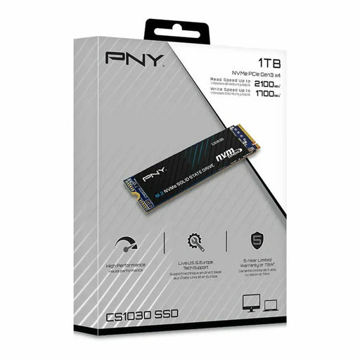 Hard Drive PNY CS1030 1 TB SSD - Компютър Мрежи и компоненти<<<Компютри| Електроника<<<BigBuy&&&Твърди