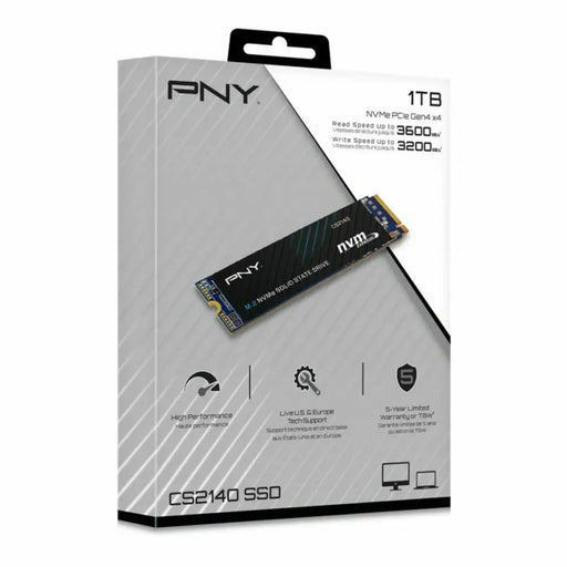 Hard Drive PNY CS2140 SSD 1 TB SSD - Компютър Мрежи и компоненти<<<Компютри| Електроника<<<BigBuy&&&Твърди