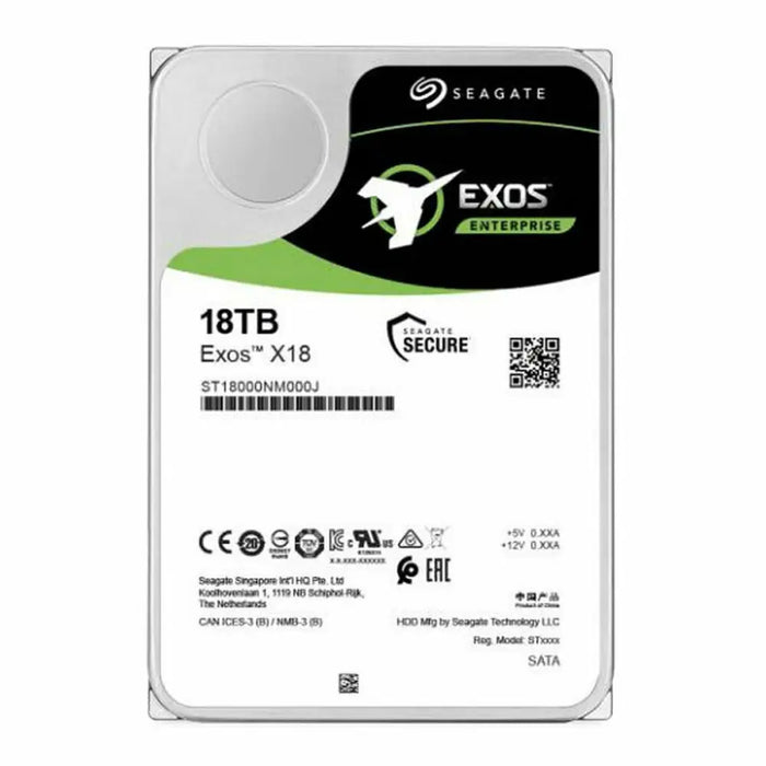 Hard Drive Seagate ST18000NM000J 3,5’’ 18 TB - Компютър Мрежи и компоненти<<<Компютри| Електроника<<<BigBuy&&&Твърди