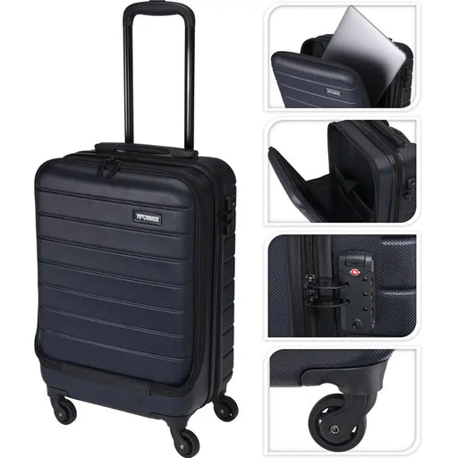 HARD SUITCASE WITH WHEELS 34X54CM PROWORLD FB5000430 - Куфари и пътни чанти<<<Къмпинг<<<Градина<<<Praktiker&&&Куфари и