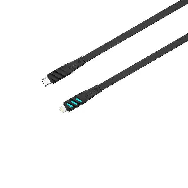 Havit CB6255 - USB charging cable type C to Lightning 1 m (black) - USB cablesAKG-KAB<<<GSM accessoriesAKG<<<ActionPL