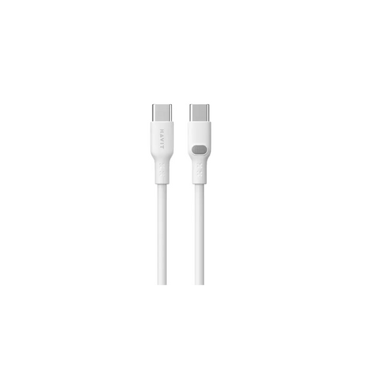 Havit CB6280 - USB Type C to USB Type C cable 1 m (white) - USB cablesAKG-KAB<<<GSM accessoriesAKG<<<ActionPL