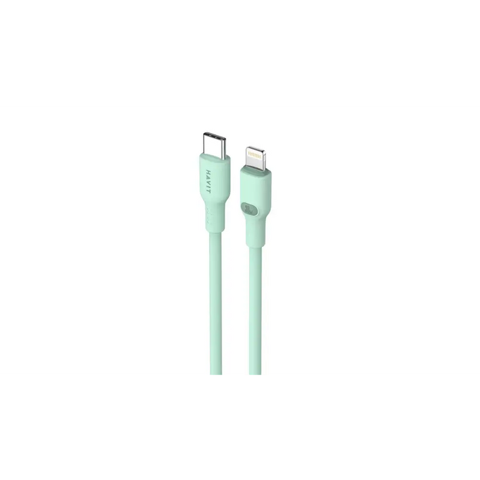 Havit CB6281 - USB Type C to Lightning cable 1 m (green) - USB cablesAKG-KAB<<<GSM accessoriesAKG<<<ActionPL