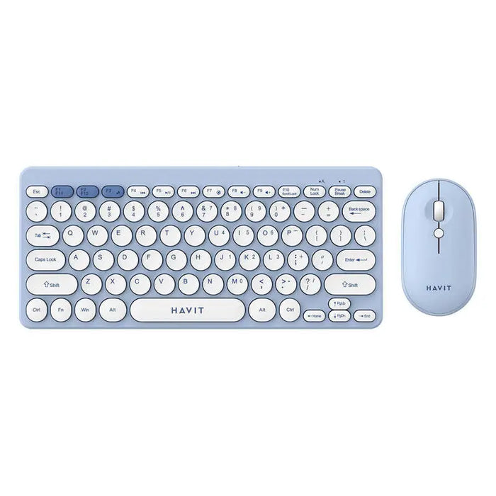 Havit KB279GCM wireless 2-in-1 gaming set keyboard + mouse (blue) (QWERTY) - Sets<<<Keyboards<<<Gaming<<<InnproXML