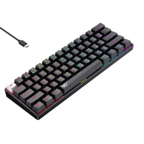 Havit KB903L wired mechanical / gaming RGB keyboard (black) (QWERTY) - Wired<<<Keyboards<<<Gaming<<<InnproXML