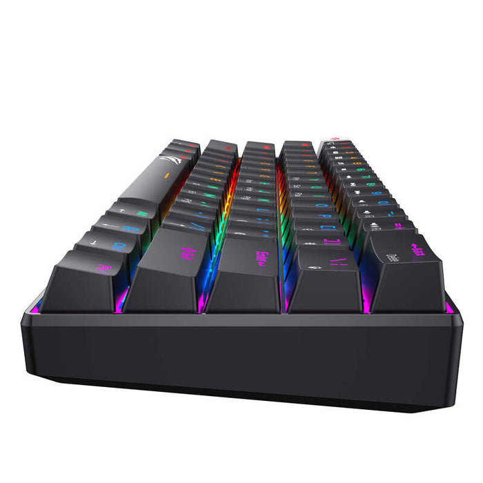 Havit KB903L wired mechanical / gaming RGB keyboard (black) (QWERTY)