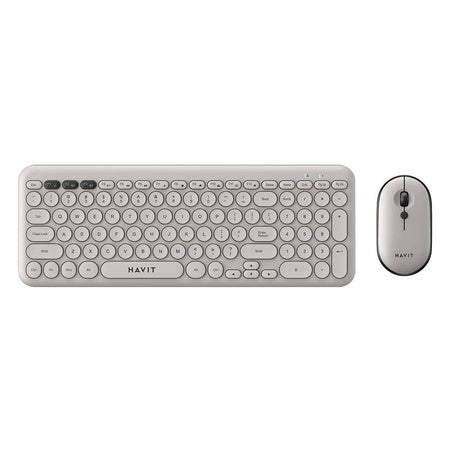 Havit KB254GCM wireless 2-in-1 gaming set keyboard + mouse (grey) (QWERTY)