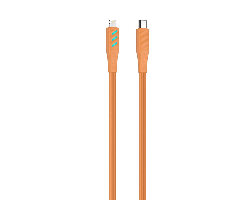 Havit CB6255 - USB charging cable type C to Lightning, 1 m (orange)