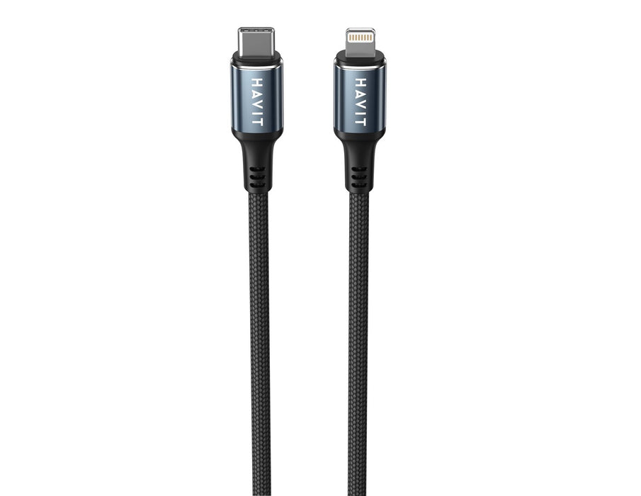 Havit CB6311 - USB Type C to Lightning cable, 1 m (black)