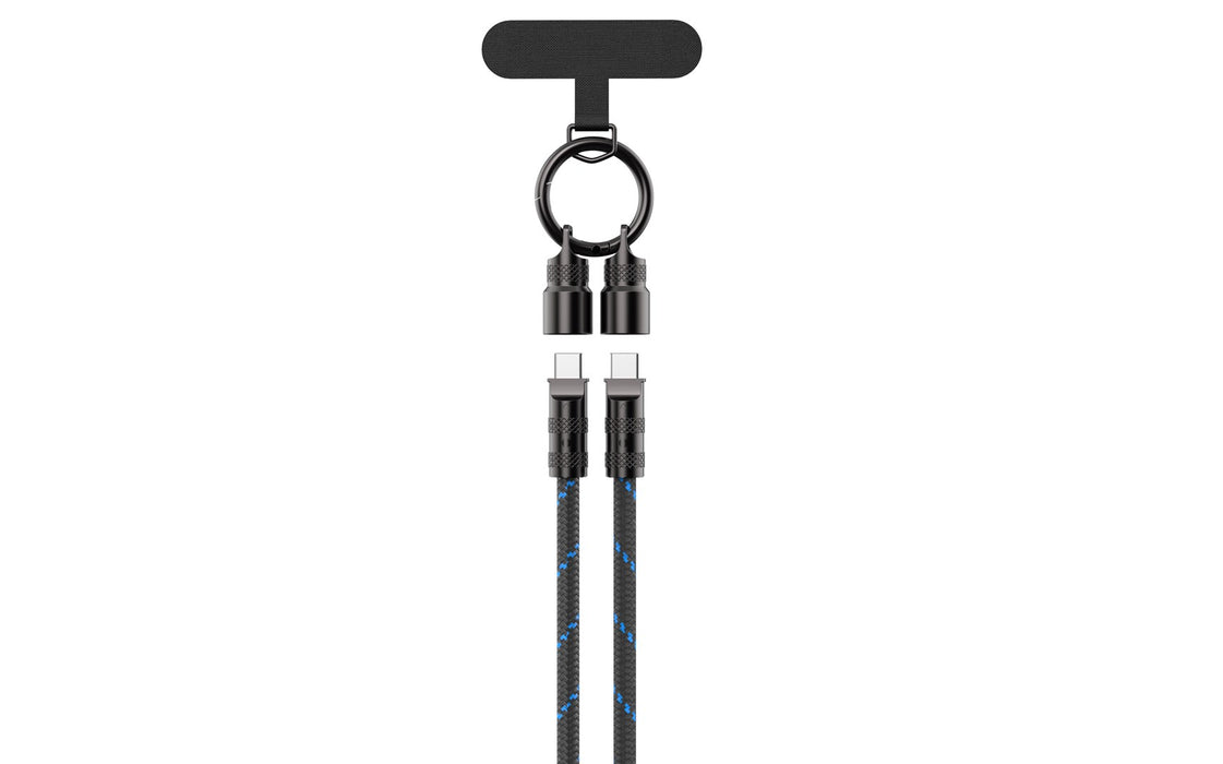 Havit CB6340 - charging cable, 1.2m (black/blue)