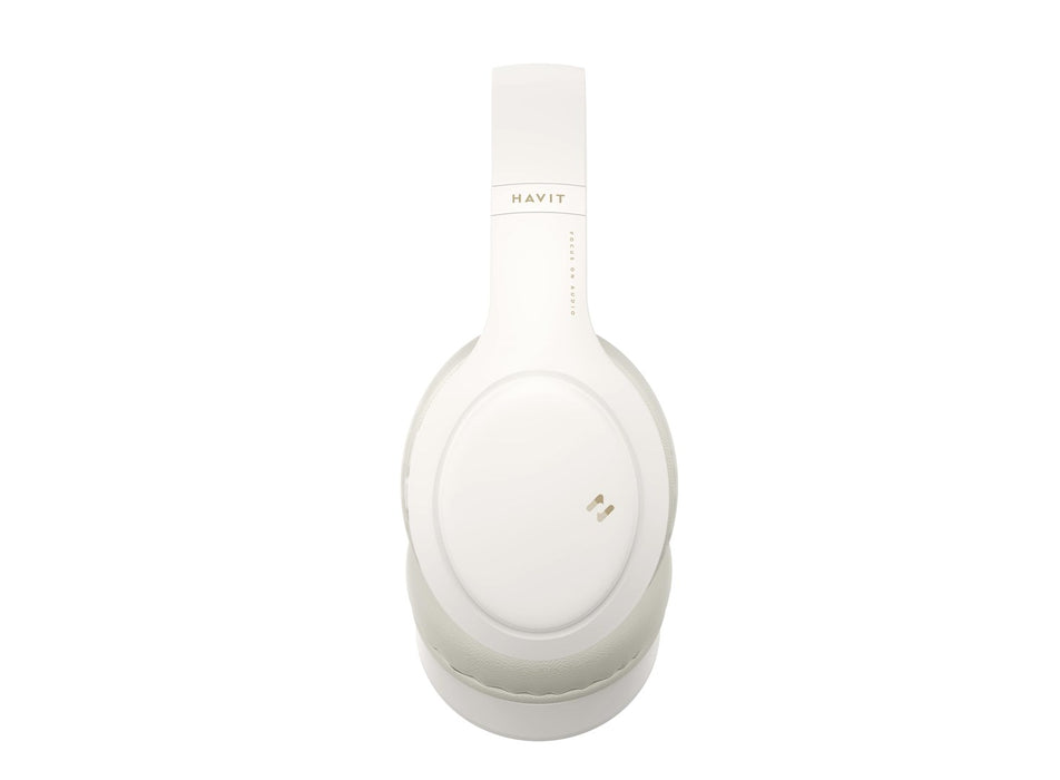 Havit H633BT - wireless on-ear headphones, beige