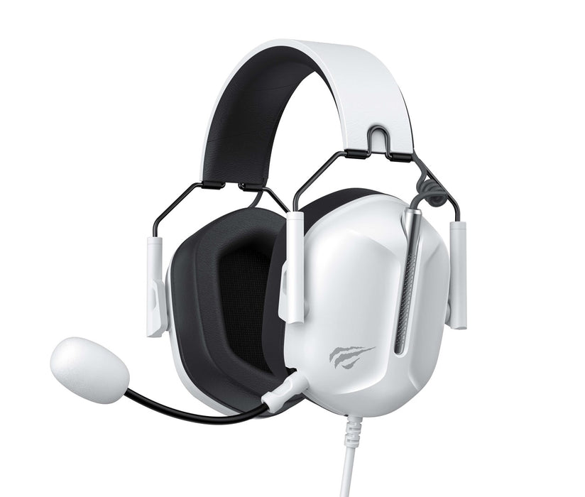Havit H2033D - gaming headphones, white/black