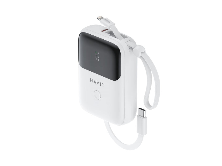 Havit PB5215 - 10000mAh Powerbank, white