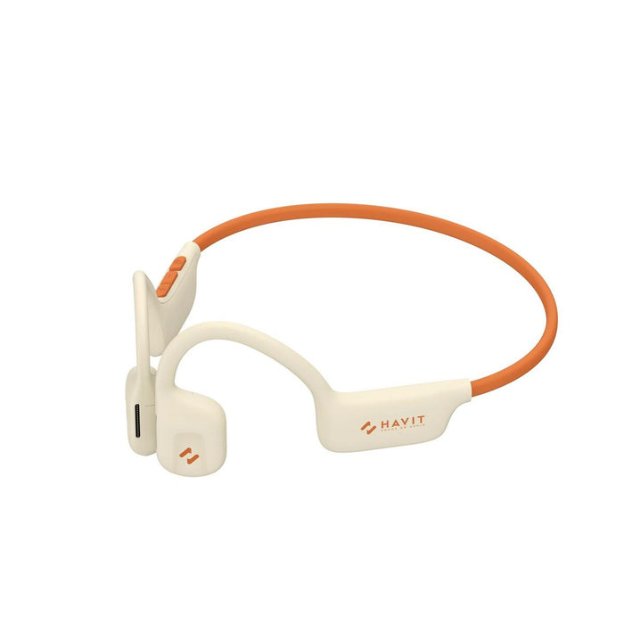 Open Ear Sports Headphones Havit E510BT(Freego1 Air) Beige Orange