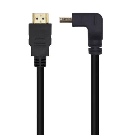 HDMI Cable Aisens Black 1 m - Компютър Кабели и адаптери<<<Компютри| Електроника<<<BigBuy&&&Адаптери<<<Компютър Кабели