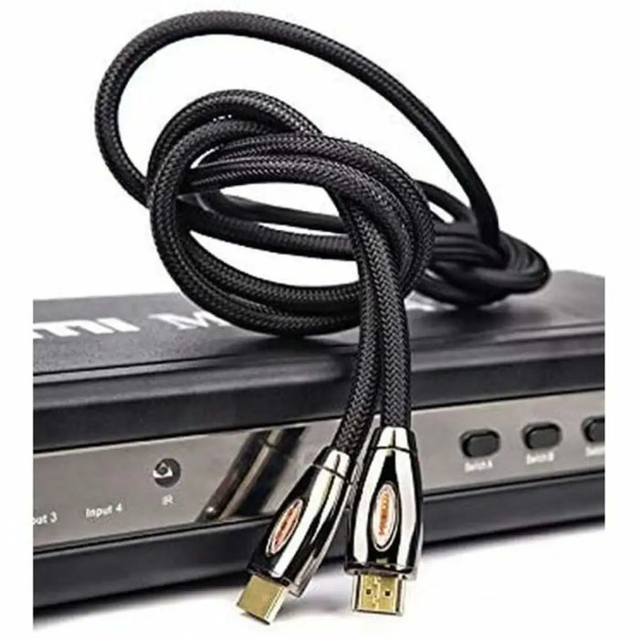 HDMI Cable DCU METAL PREMIUM - Компютър Кабели и адаптери<<<Компютри| Електроника<<<BigBuy&&&Адаптери<<<Компютър Кабели
