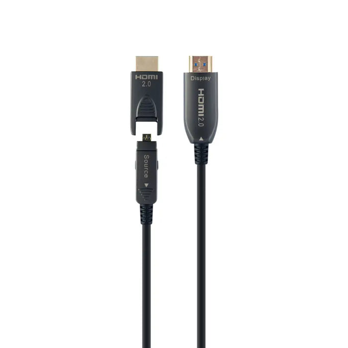 HDMI Cable GEMBIRD CCBP-HDMID-AOC-30M Black 30 m - Компютър Кабели и адаптери<<<Компютри|
