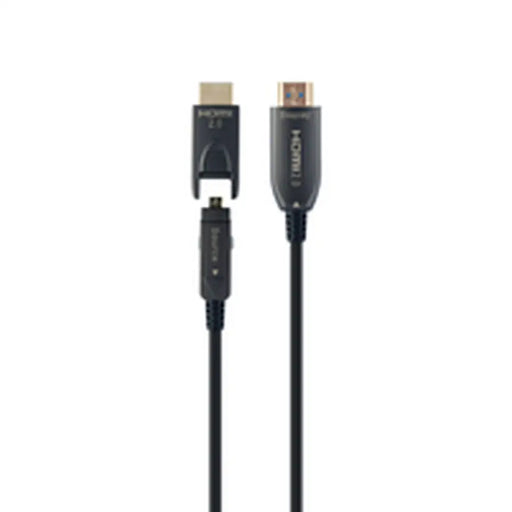 HDMI Cable GEMBIRD CCBP-HDMID-AOC-30M Black 30 m - Компютър Кабели и адаптери<<<Компютри|