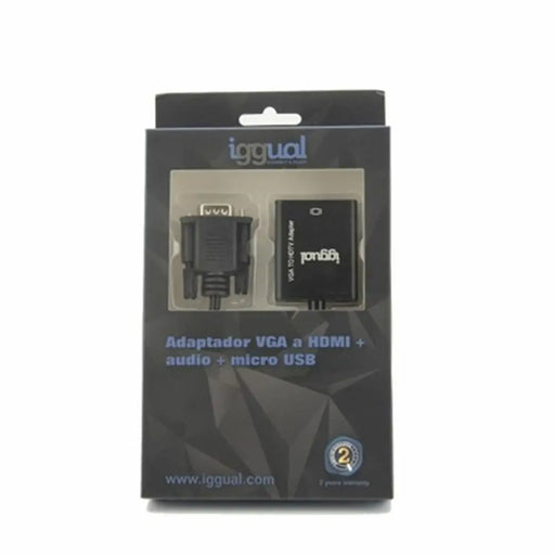 HDMI Cable iggual IGG317297 - Компютър Кабели и адаптери<<<Компютри| Електроника<<<BigBuy&&&Адаптери<<<Компютър Кабели