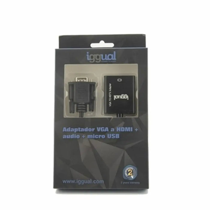 HDMI Cable iggual IGG317297 - Компютър Кабели и адаптери<<<Компютри| Електроника<<<BigBuy&&&Адаптери<<<Компютър Кабели