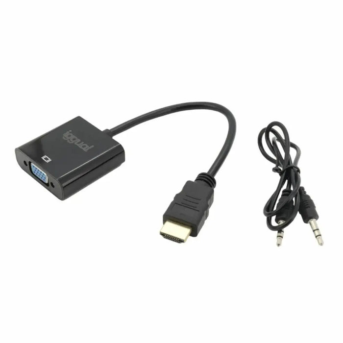 HDMI Cable iggual IGG317303 Black WUXGA - Компютър Кабели и адаптери<<<Компютри|