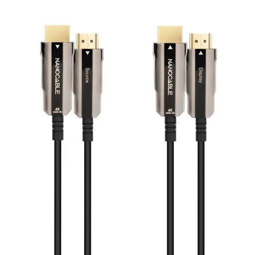 HDMI Cable NANOCABLE 10.15.2030 Black 30 m 4K Ultra HD 18 Gbps - Компютър Кабели и адаптери<<<Компютри|