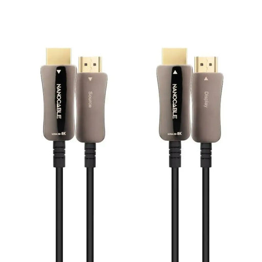 HDMI Cable NANOCABLE 10.15.2120 20 m Black 8K Ultra HD 48 Gbit/s - Компютър Кабели и адаптери<<<Компютри|