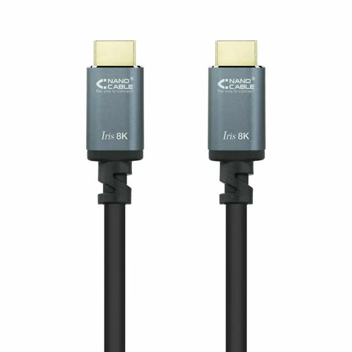 HDMI Cable NANOCABLE 10.15.8002 Black 2 m 8K Ultra HD - Компютър Кабели и адаптери<<<Компютри|