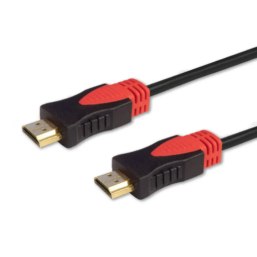 HDMI Cable Savio CL-95 Black Red 1,5 m - Адаптери<<<Компютър Кабели и адаптери<<<Компютри| Електроника<<<BigBuy&&&HDMI