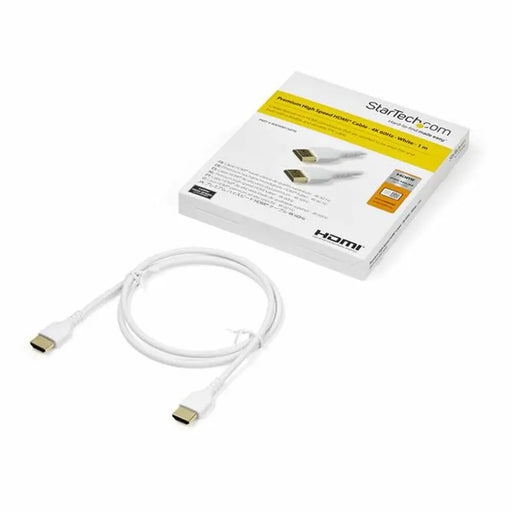 HDMI Cable Startech RHDMM1MPW 4K Ultra HD 1 m White - Компютър Кабели и адаптери<<<Компютри|
