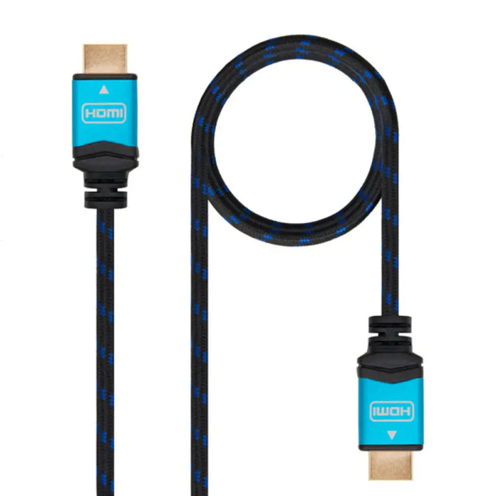 HDMI Cable TooQ 10.15.37 V2.0 Black Blue - Аудио и Видео Кабели<<<Електроника Телевизори<<<Компютри|