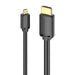 HDMI-D Male to HDMI-A Male Cable Vention AGIBH 2m 4K 60Hz (Black) - Video cables<<<Cables<<<IT