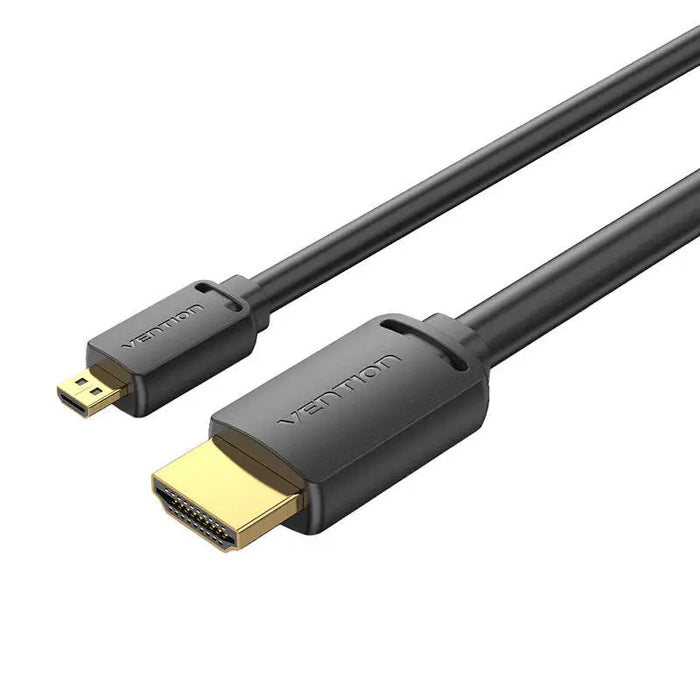 HDMI-D Male to HDMI-A Male Cable Vention AGIBI 3m 4K 60Hz (Black) - Video cables<<<Cables<<<IT